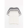 CASABLANCA WHITE GREY CROCHET SHIRT